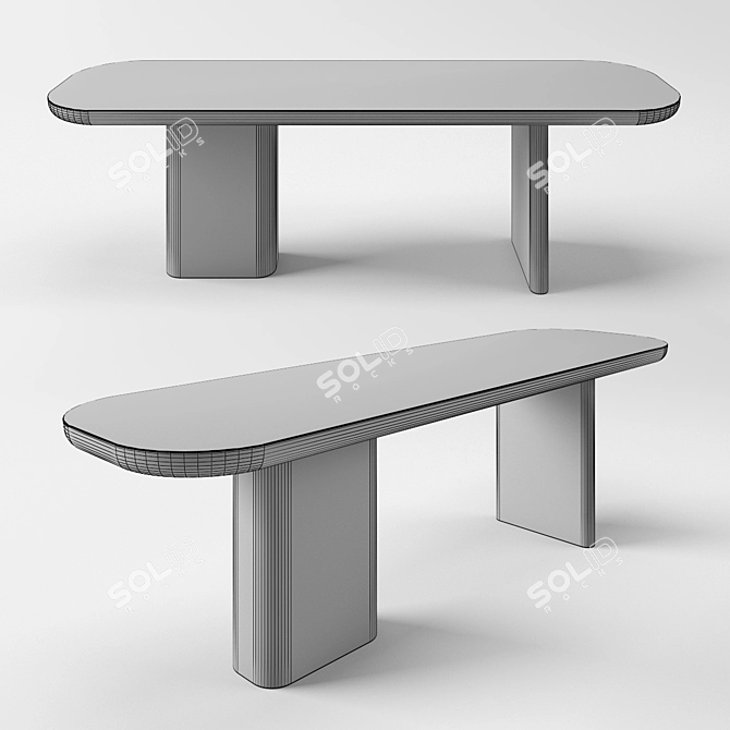 SURF Bench: Exquisite Craftsmanship by Ivan Chudov 3D model image 2