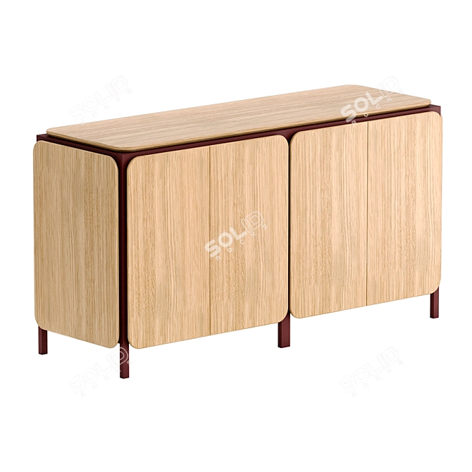 Bonaldo Luxe Frame Sideboard 3D model image 3