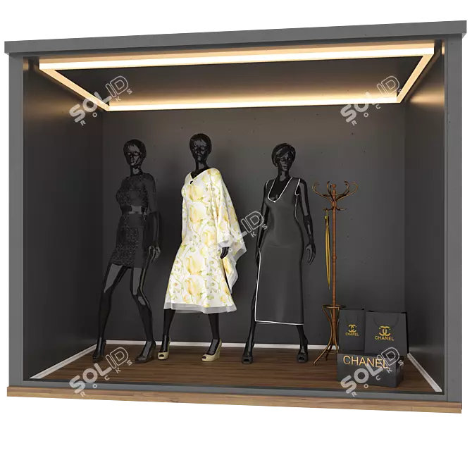 Fashion Fiesta: Clothing Galore 3D model image 1