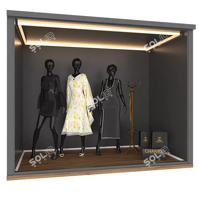 Fashion Fiesta: Clothing Galore 3D model image 4