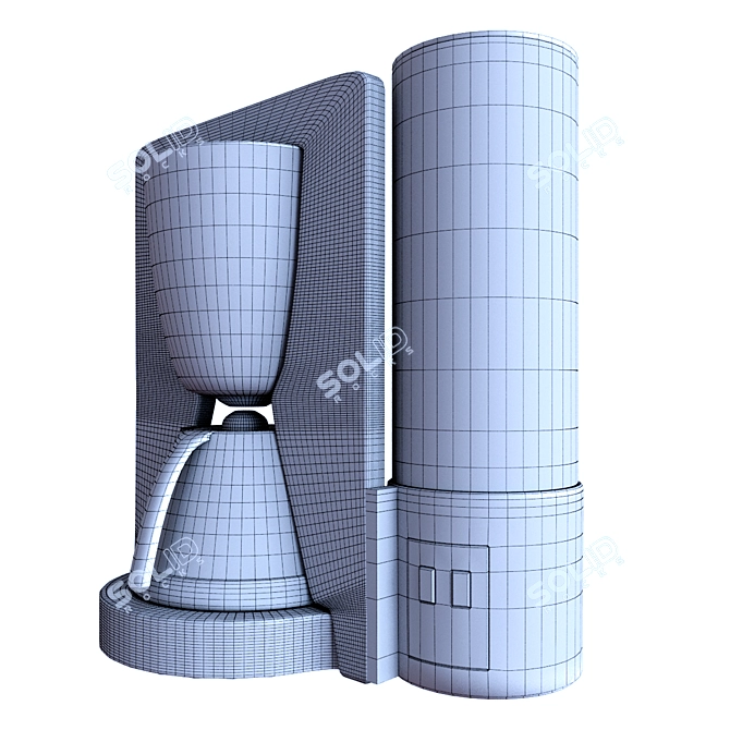 Bosch ComfortLine TKA6A683: Stylish and Compact Drip Coffee Maker 3D model image 5