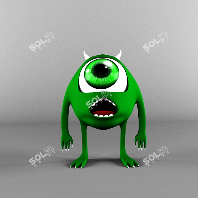 Monsters Inc. Merchandise 3D model image 4