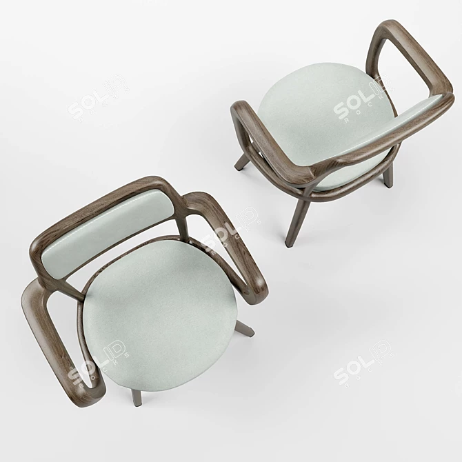 Italian Luxury: GEORGWTTI Chair 3D model image 2