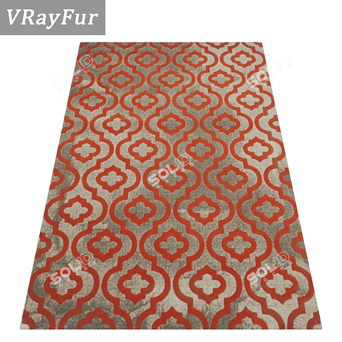 High-Quality Carpets Set 3D model image 2