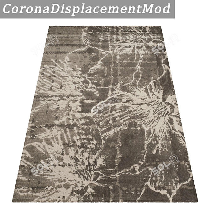 Luxury Carpet Set with Versatile Textures 3D model image 4