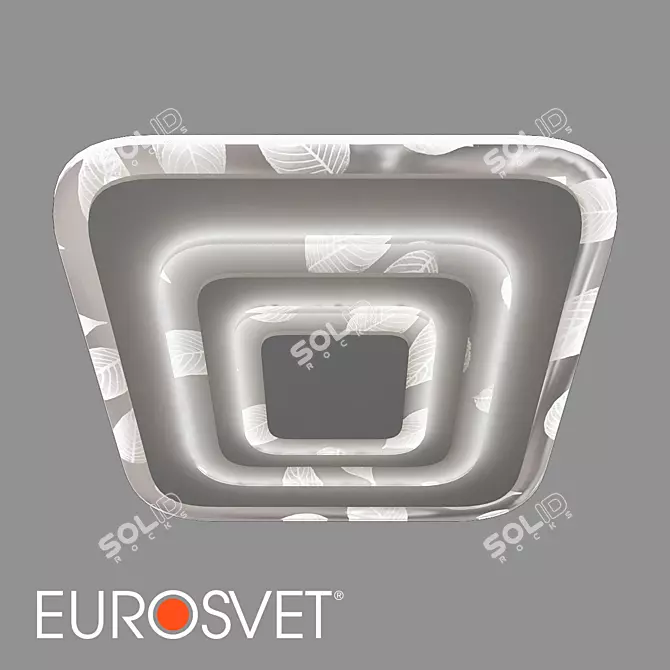 Title: Floris LED Ceiling Light - Eurosvet 90222/1 3D model image 1