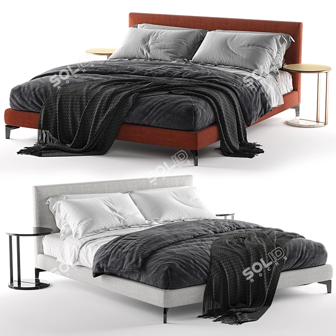 Elevate Your Sleep with Meridiani Stone Up 3D model image 1