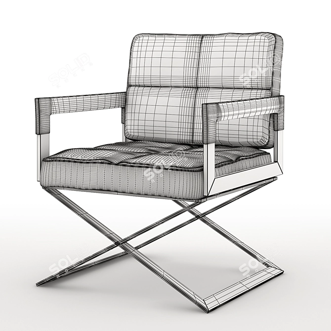 Modern Executive Desk Chair 3D model image 2