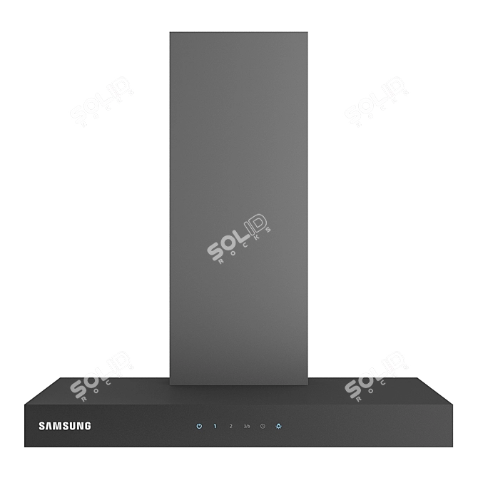 Sleek Samsung NK24M5070BG Kitchen Extractor 3D model image 2