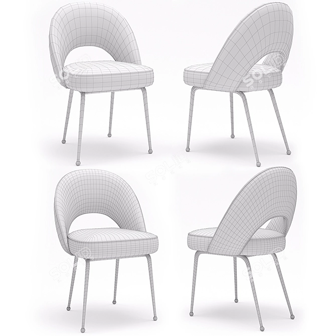 Tosconova Fifty Chair: Elegant and Versatile Seating 3D model image 5