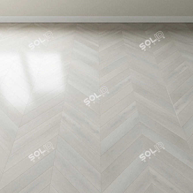 French Oak Chevron Parquet 3D model image 3