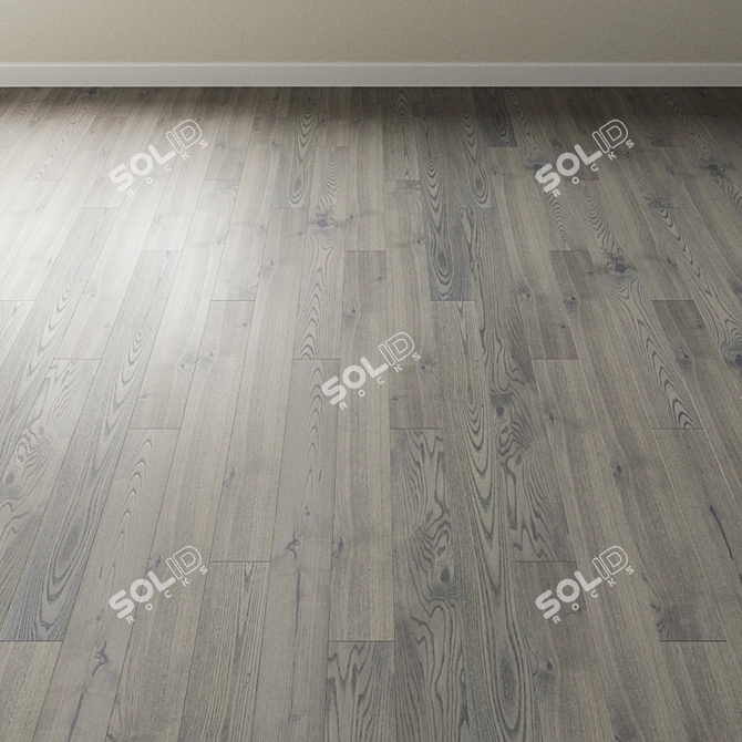 French Oak Chevron Parquet 3D model image 2