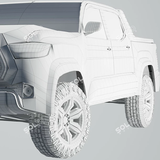 2020 Toyota Tacoma: Car of the Year 3D model image 4