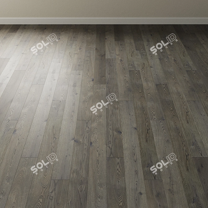 Coswick Misty Fjords Gray Oak Parquet 3D model image 2