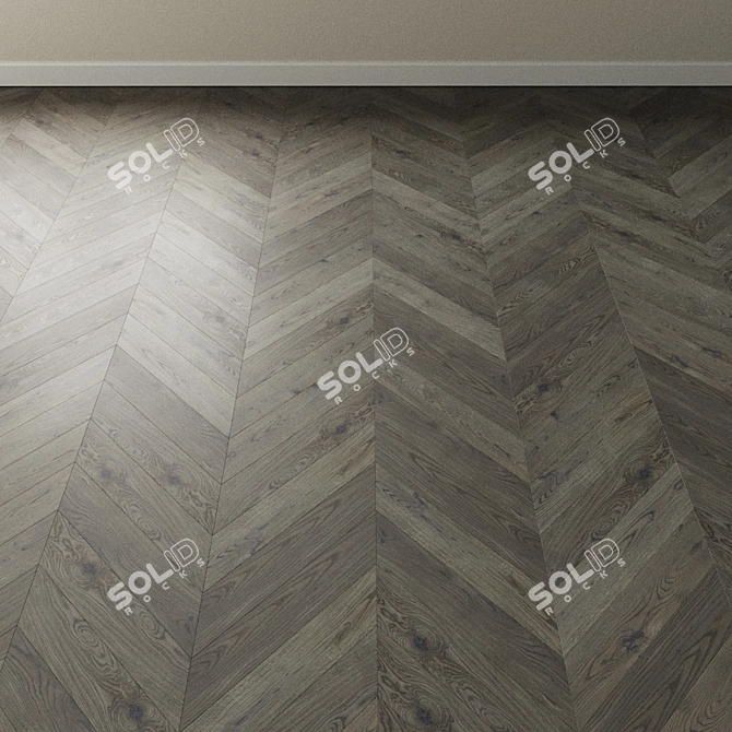 Coswick Misty Fjords Gray Oak Parquet 3D model image 3