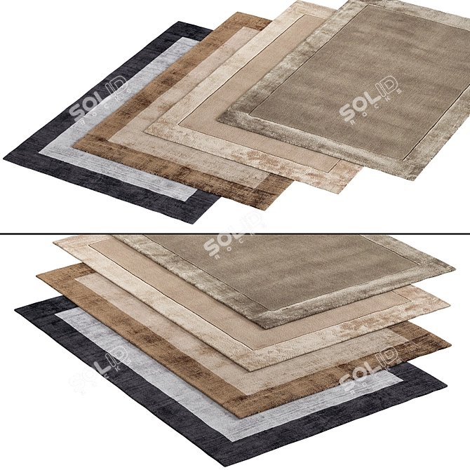 76-inch Carpets - Luxurious and Modern 3D model image 2