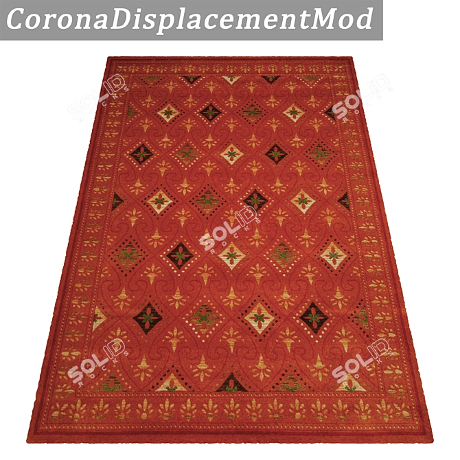 High-Quality Carpets Set - 3 Variants 3D model image 4