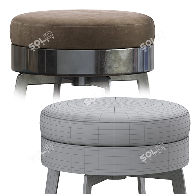 Elevate Your Comfort with Feel Good Pouf! 3D model image 4