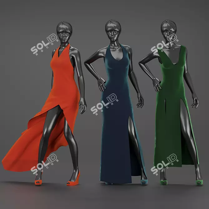 Optimized Clothing Set 3D model image 2