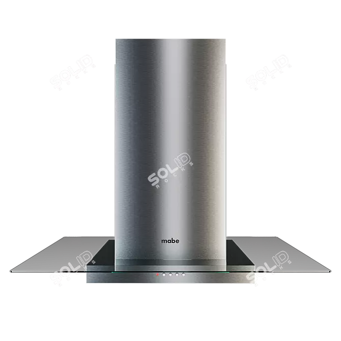 Mabe Stainless Steel Flush Hood 3D model image 1