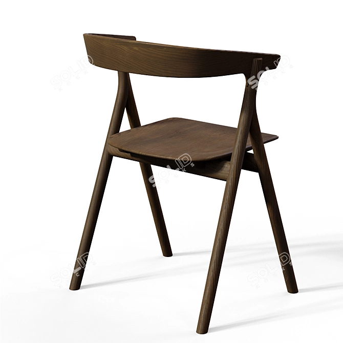  Scandinavian Inspired Yksi Chair 3D model image 3