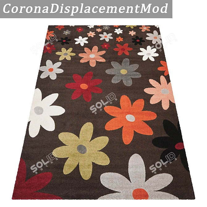 Title: Luxury Carpets Set - High-Quality Textures 3D model image 4