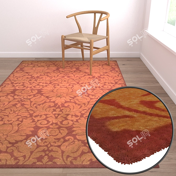 Title: Luxury Carpet Set 3D model image 5