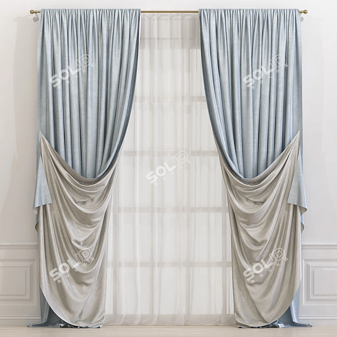 Light & Lovely Curtain 612 3D model image 1