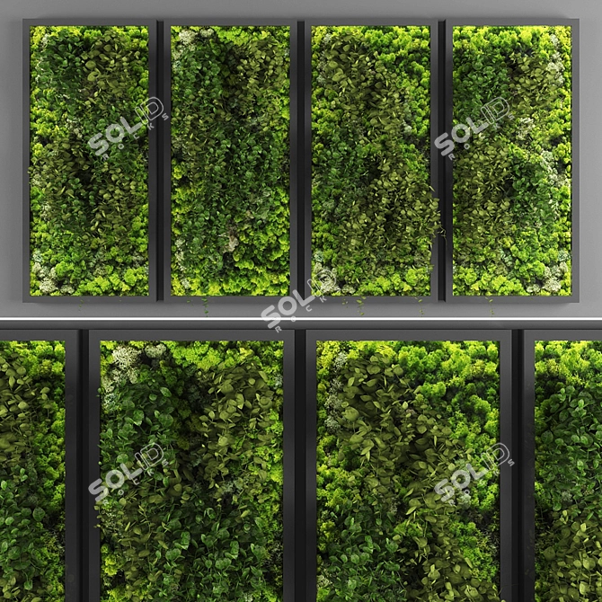 Vertical Greens 081: Stylish and Convenient 3D model image 1
