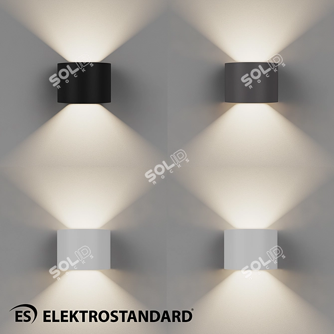 Blade LED Wall Light - Modern and Efficient 3D model image 1