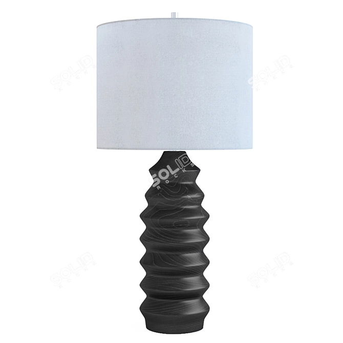 Elegant Mendocino Table Lamp 3D model image 1