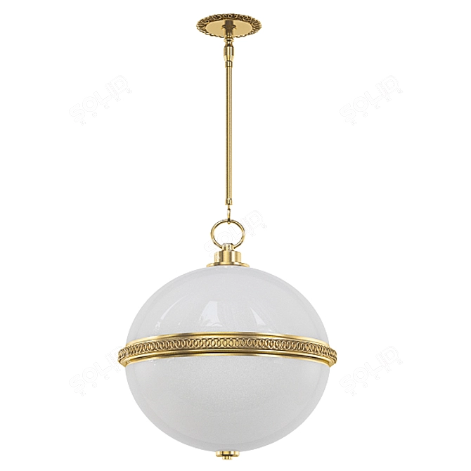 Modern Chandelier Set 3D model image 2