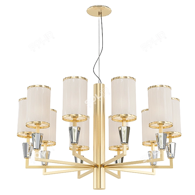 Modern Chandelier Set 3D model image 4