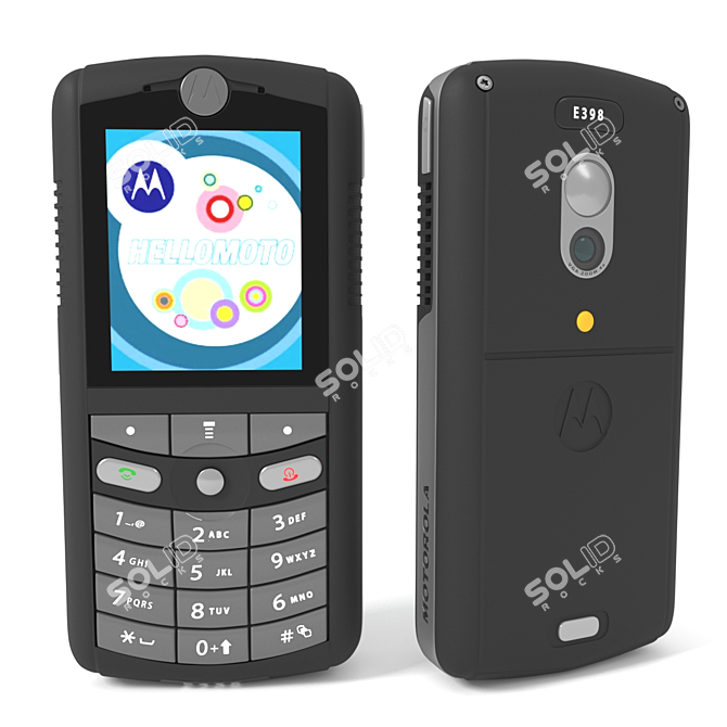 Motorola E398: High Polygonal Model 3D model image 1