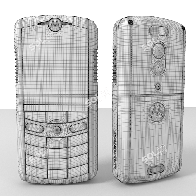 Motorola E398: High Polygonal Model 3D model image 2