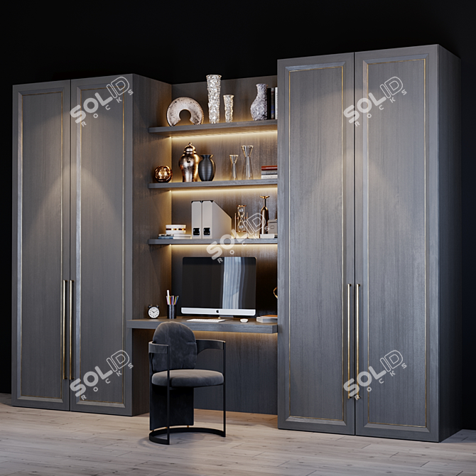 Modern Furniture Set 3D model image 2