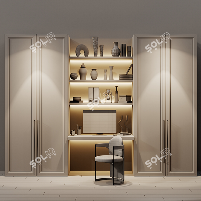 Modern Furniture Set 3D model image 3