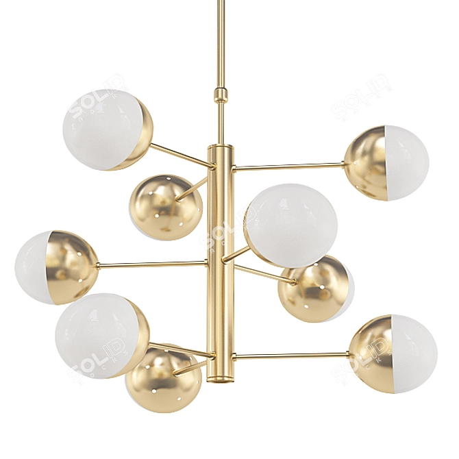 Modern Chandelier Collection 3D model image 5