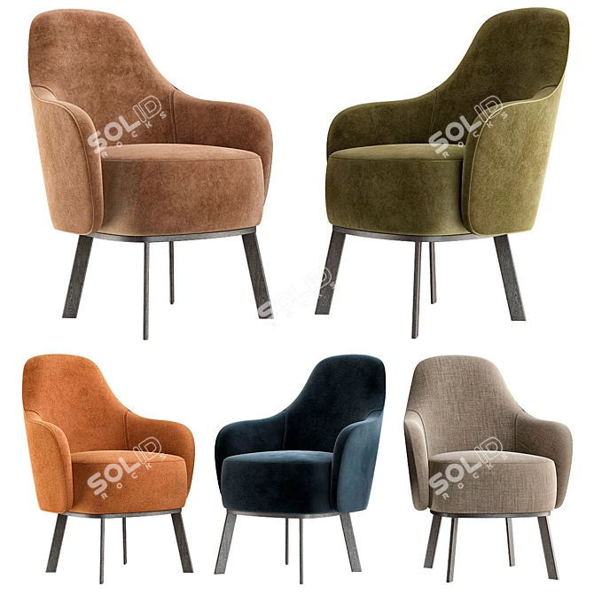 Elegance in Motion: Lema Fantino 3D model image 1