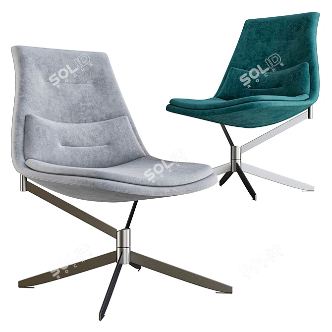 Frank: Modern Chair for Sleek Interiors 3D model image 1