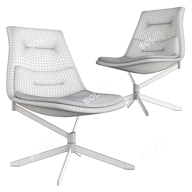 Frank: Modern Chair for Sleek Interiors 3D model image 2