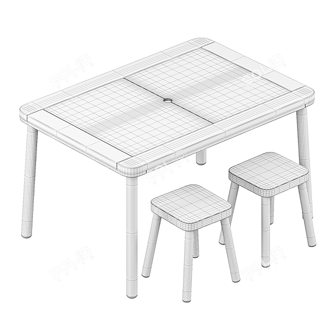  Playfully Organize with IKEA FLISAT 3D model image 5