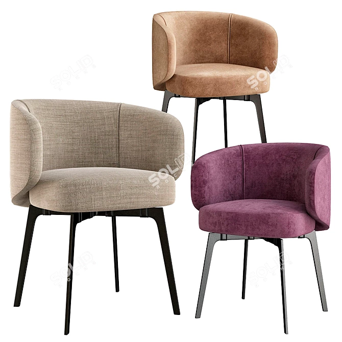 Modern Minimalist Chair: Lema BEA 3D model image 1