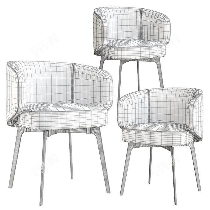 Modern Minimalist Chair: Lema BEA 3D model image 2