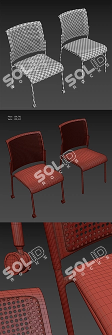 Versatile Spyder Conference Table 3D model image 5