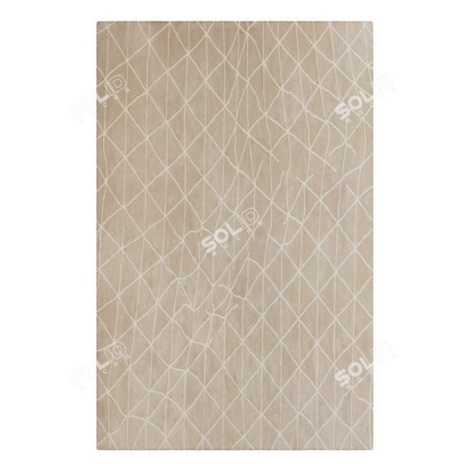 Ginger & Jagger Rumpled Rug 3D model image 2