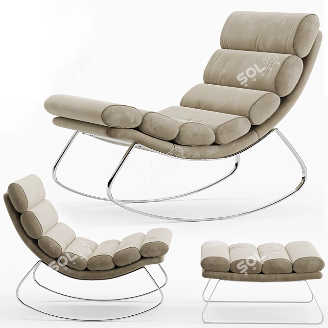Monet Armchair: Elegant and Comfortable 3D model image 2