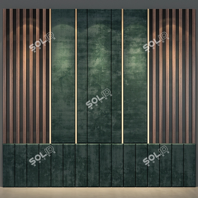 Stylish Headboard Design: Izgolovie_003 3D model image 1