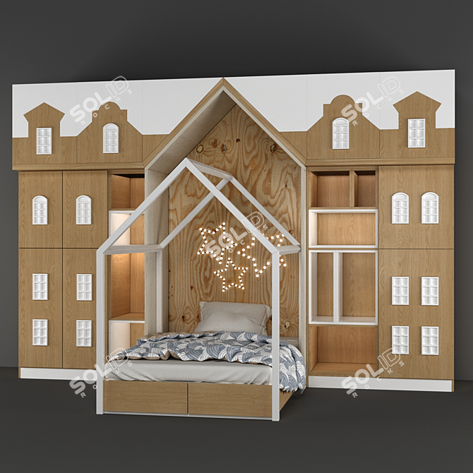 Complete Children's Furniture Set 3D model image 2
