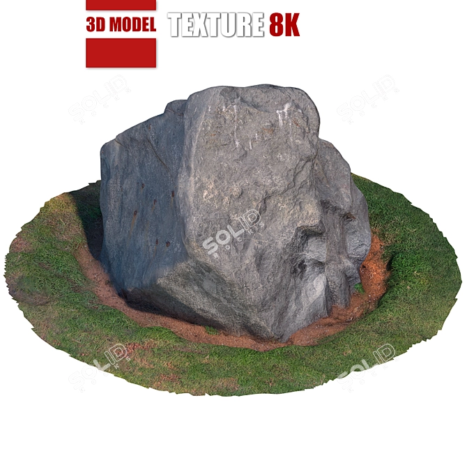 High-Resolution Stone Sculpture 3D model image 1